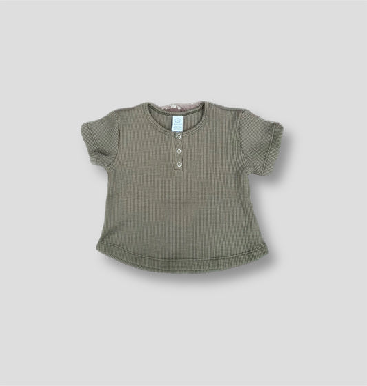 Olive Waffle Top